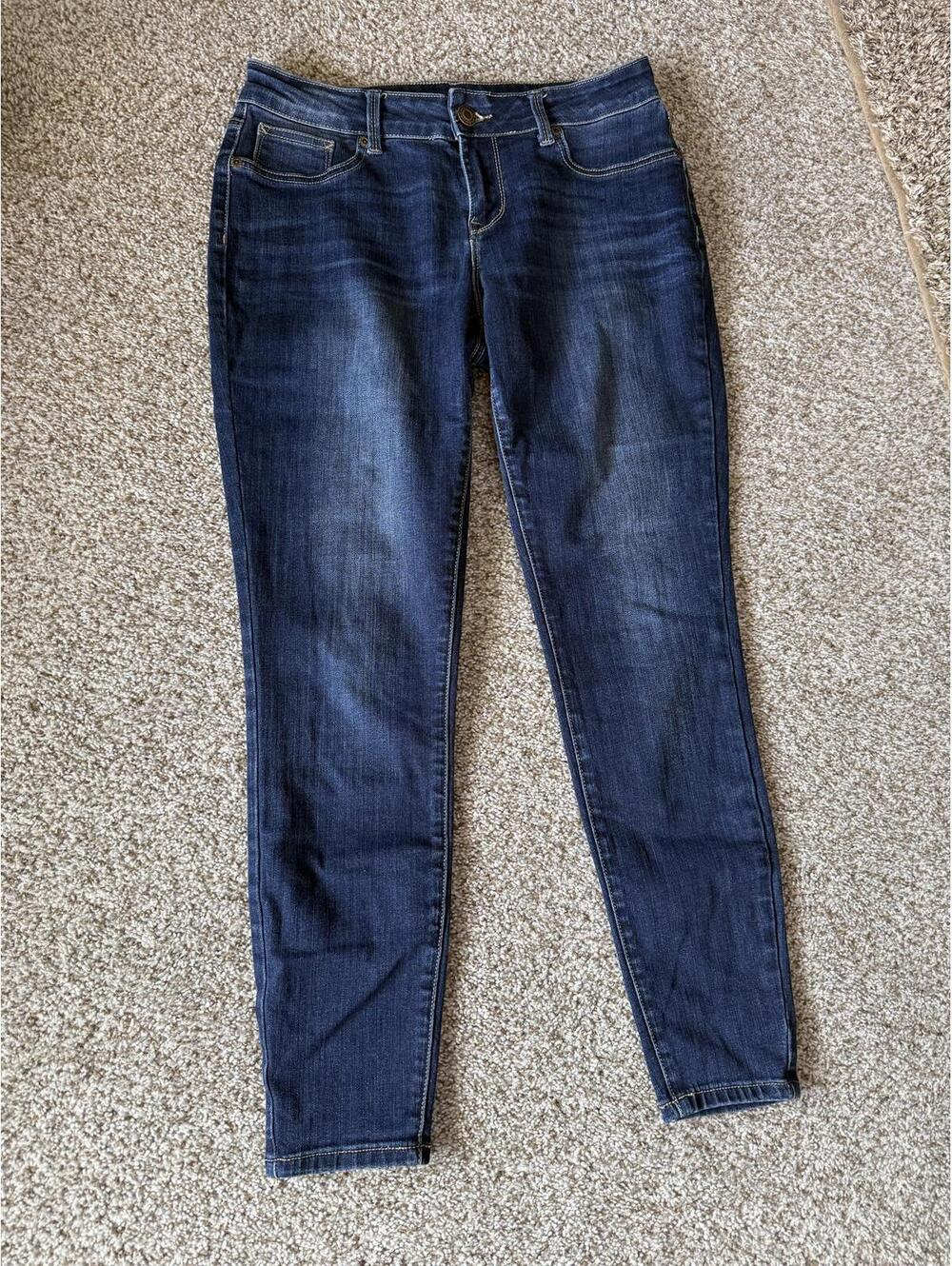 Maurices Women's Skinny Denim Jeans Dark Wash Street Wear Size M REG